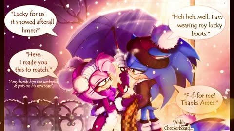 sonamy comic a warm winter walk