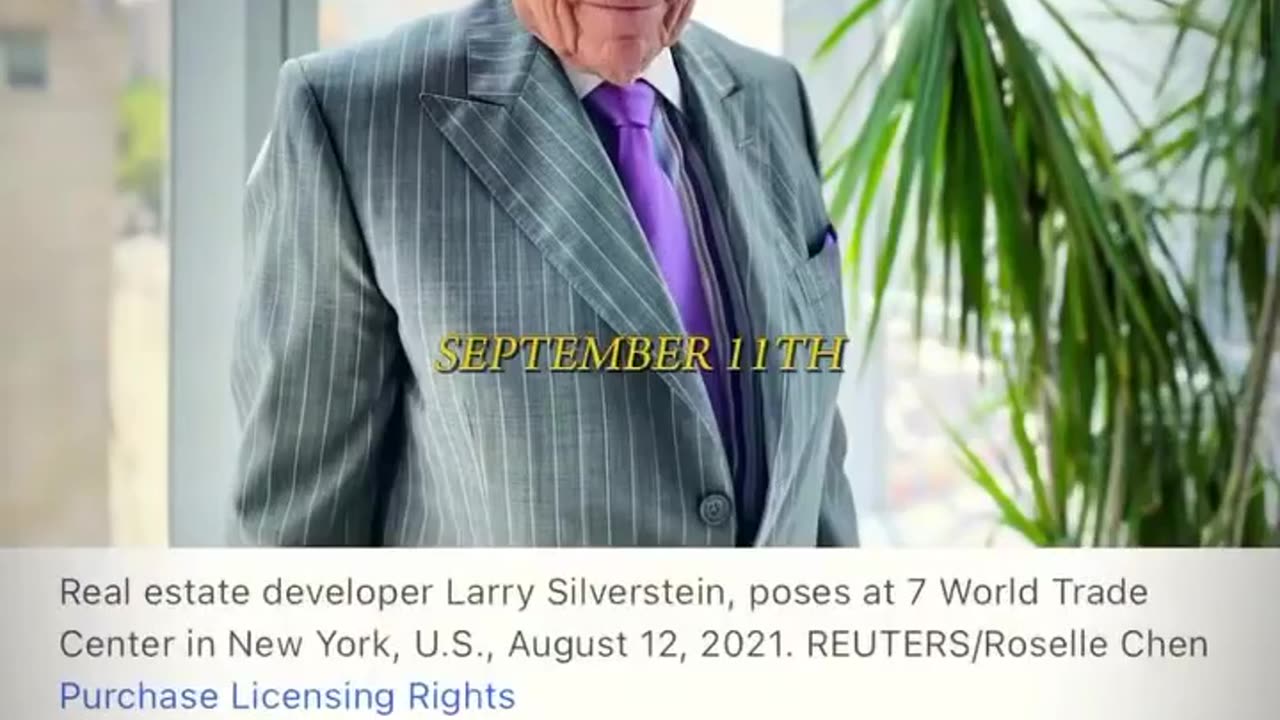 9/11 Larry Silverstein Questions you are not aloud to ask.