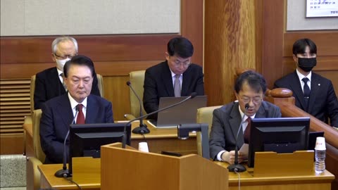 South Korea's president defends actions at impeachment trial