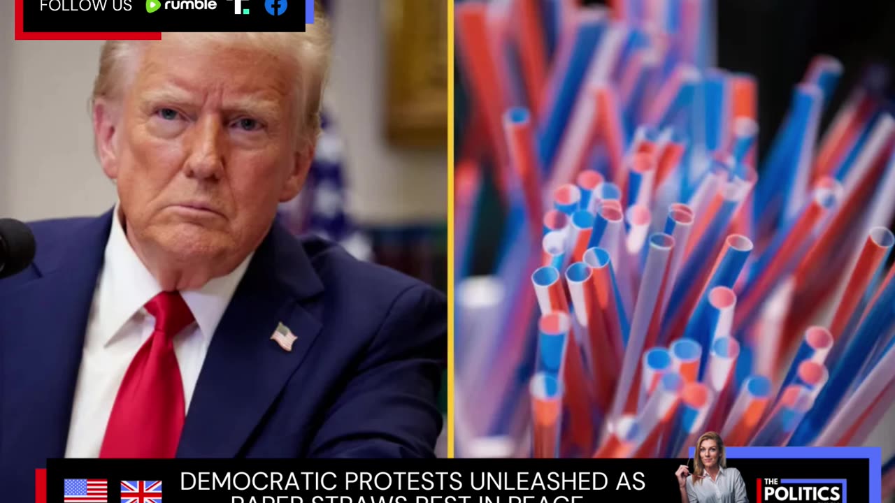 Democratic protests unleashed as paper straws rest in peace.