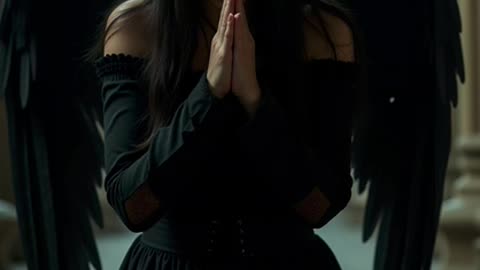 Dream: Angel with black wings