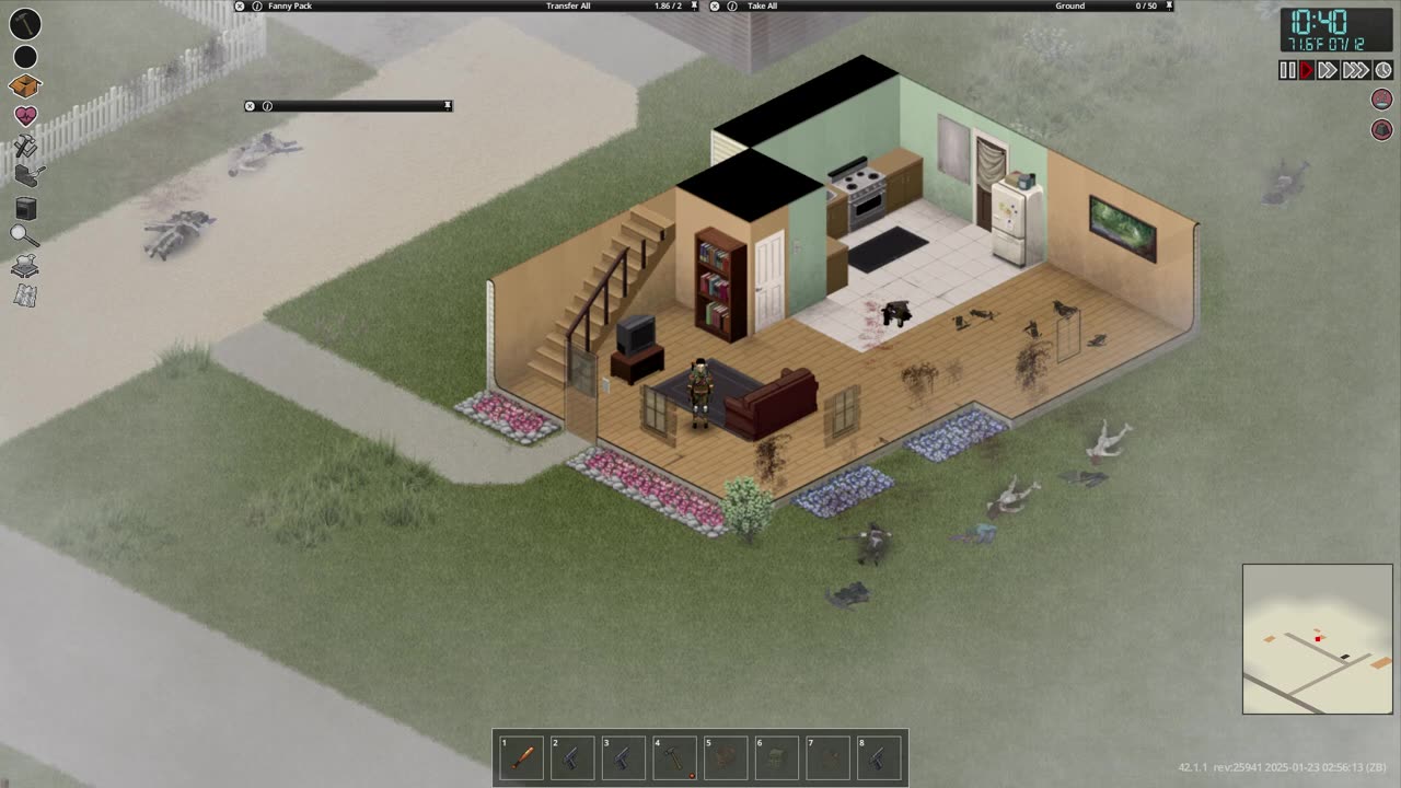 Project Zomboid Sixth Attempt Pt. 244 (No Commentary, Sandbox, UNSTABLE Build 42!)