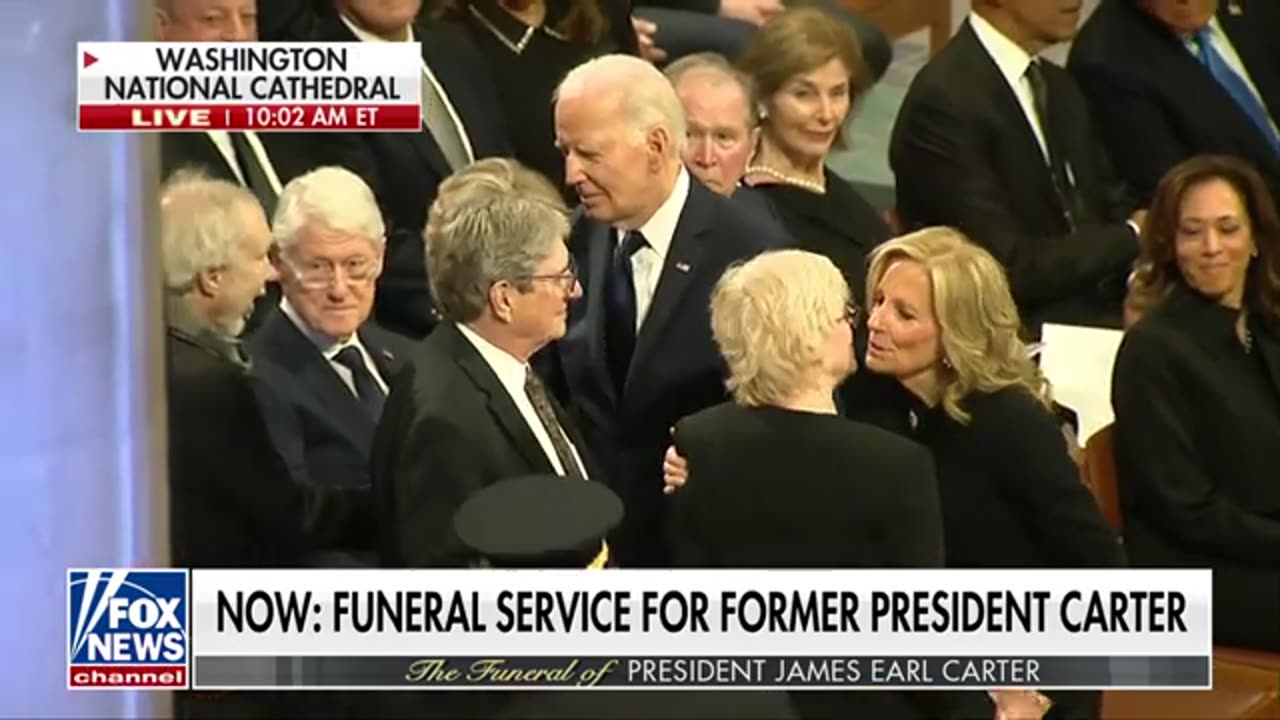 Trump, Obama chat at Jimmy Carter s funeral