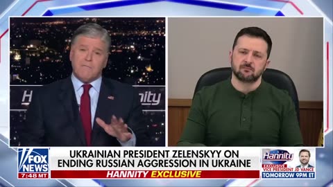 Zelenskyy to Hannity_ Putin doesn’t want to put an end to this war
