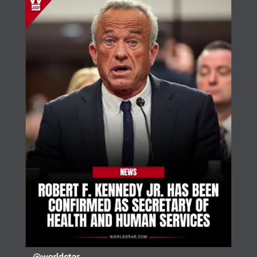 Robert f kennedy jr confirmed has hhs congrats to him 👏 bravo sir to you 02/14/25