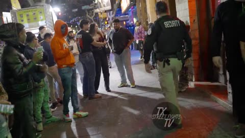 Fight Breaks Out – 6th Street Austin, TX (12-22-2024) | Steve Inman Commentary!