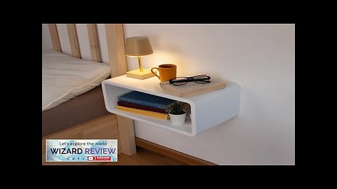 Floating Nightstand Wooden Bedside Table Nightstand Shelf Handmade Wall Mounted Bedside Review