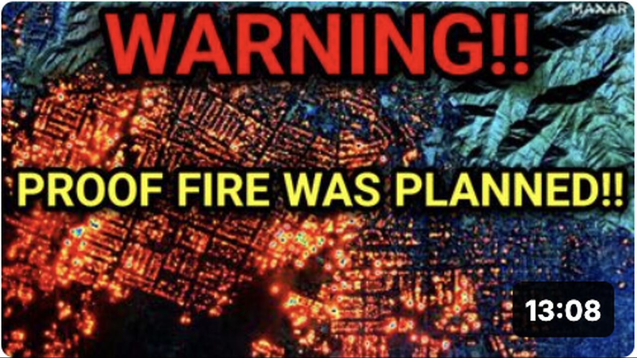 Disturbing Video About California Fires Exposed!