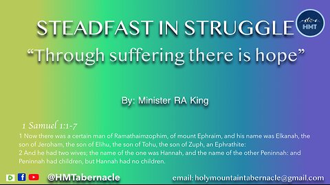 STEADFAST IN STRUGGLE