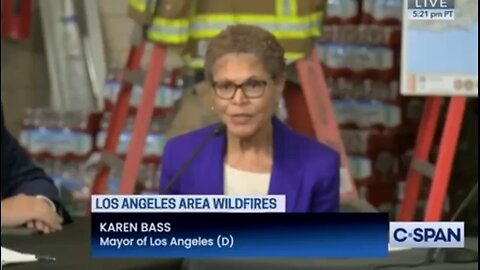 JUST IN: President Trump and LA mayor Karen Bass spar on live TV