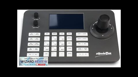 PTZ Camera 4D Joystick Controller PoE| PTZ Network Keyboard 5 Inch Review