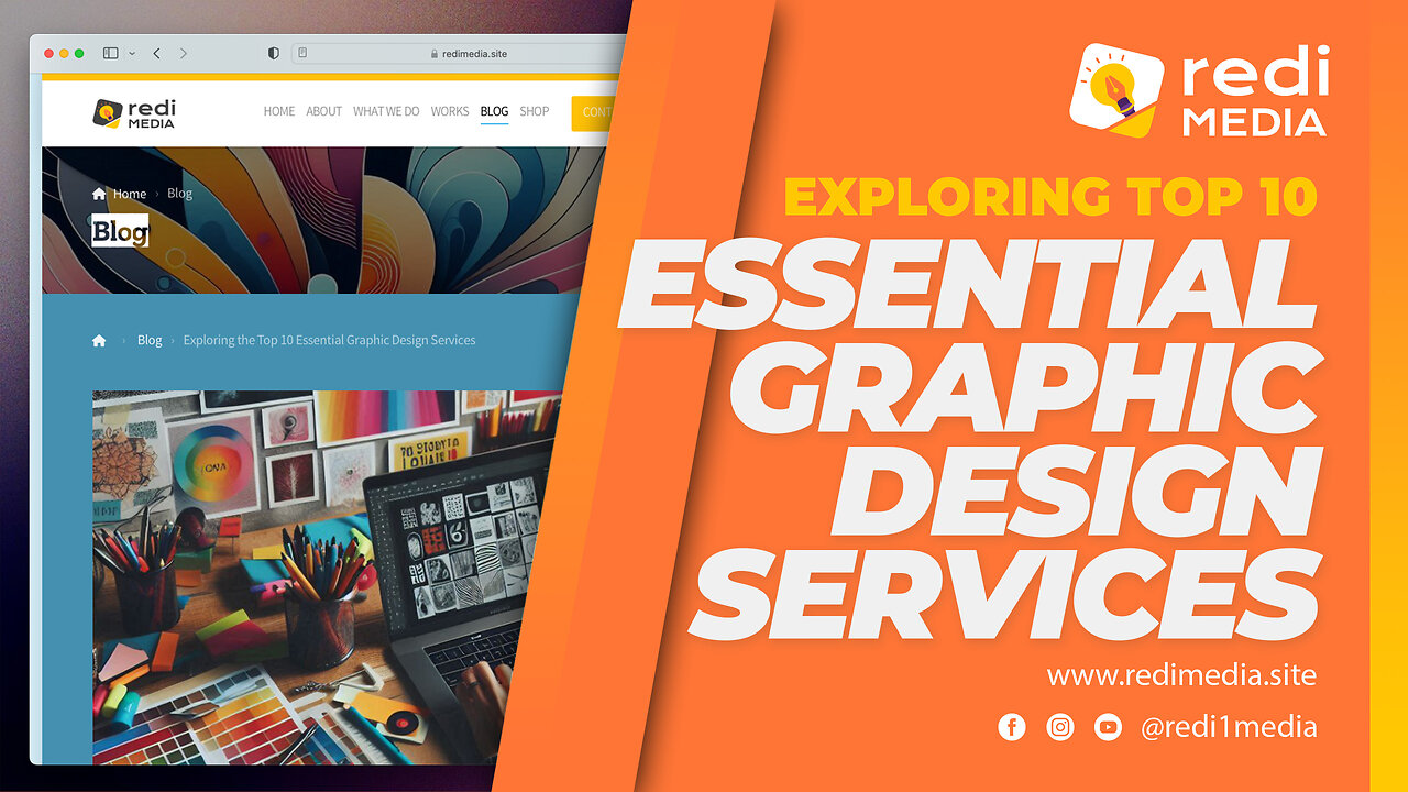 Exploring the Top 10 Essential Graphic Design Services