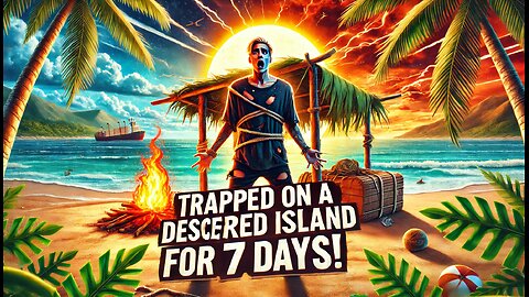 🏝️ Trapped on a Deserted Island for 7 Days! ⏳🌊