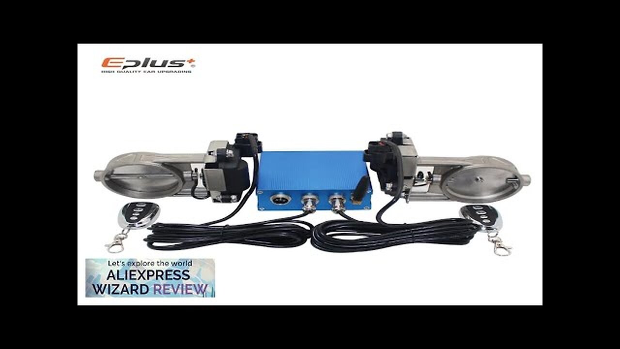 EPLUS Car Exhaust Pipe Electronic Valve Kit Universal Multi-angle Mode 51 63 Review