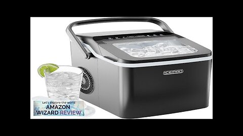 Iceman Dual-Size Ice Maker Countertop Portable Ice Machine Large and Small Review