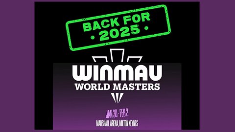 2025 World Masters Chisnall v Menzies