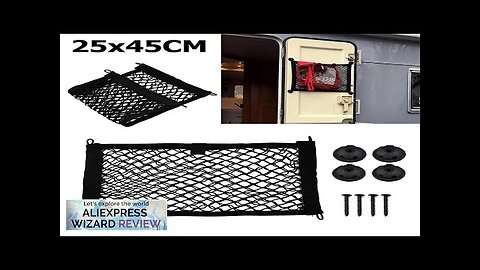 1X Large Elastic Storage Net For Cargo RV Motorhome Mobile Home Caravan Review