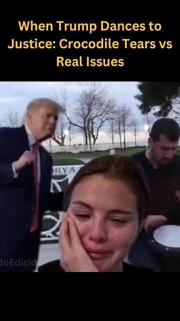 When Crocodile Tears Meet Trump’s Dance Moves! 🕺😂 | Hilarious Meme Video #trumpmeme #trending