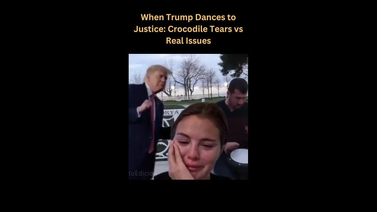 When Crocodile Tears Meet Trump’s Dance Moves! 🕺😂 | Hilarious Meme Video #trumpmeme #trending