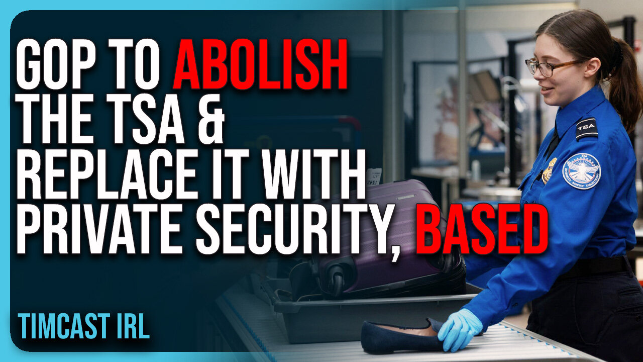 GOP To ABOLISH The TSA & Replace It With Private Security, BASED