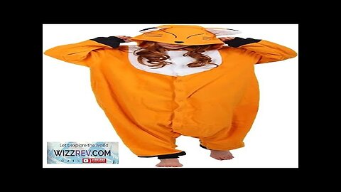 WOTOGOLD Animal Cosplay Costume Fox Unisex Adult Pajamas Review