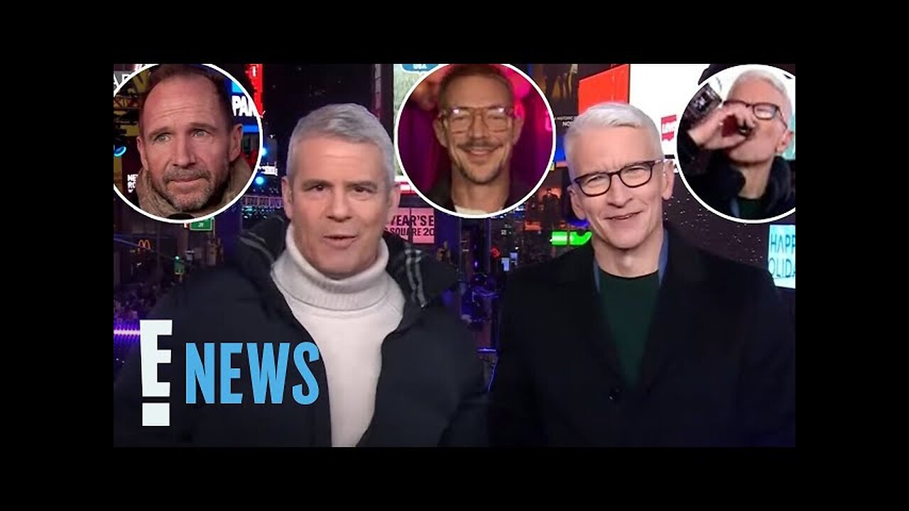 Andy Cohen and Anderson Cooper CNN NYE Special: All The WILDEST Moments! | E! News