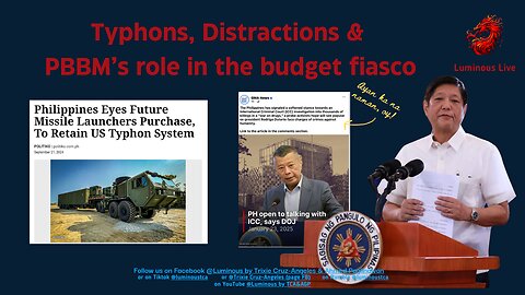 Typhons, Distractions and the President's Role in the budget