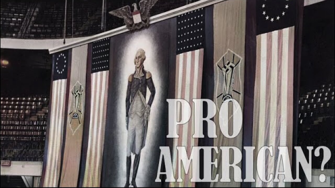 PRO AMERICAN RALLY? Madison Square Garden _ PREQUEL - Beware the Snake Oil Salesman + Color footage
