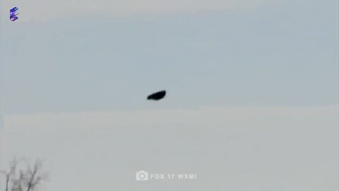 Dark UFO over Michigan