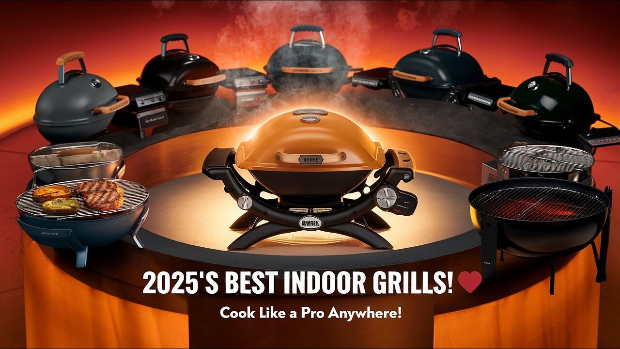 Top 5 Best Electric Grills for Indoor Coking in 2025 🚀| Your Kitchen Must-Haves!🔥| #bestmicrowaves,