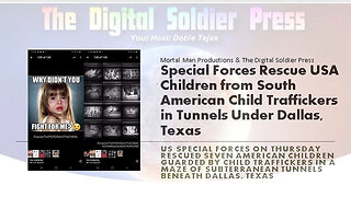 Special Forces Rescue Children from Traffickers Under Dallas Texas