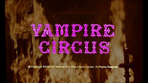 Vampire Circus (1972, Hammer Horror Film)