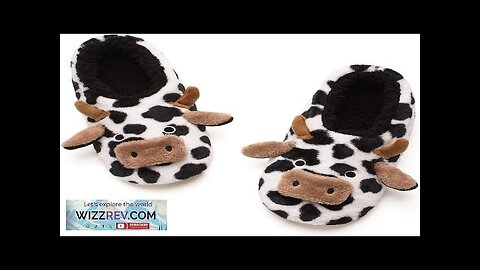 Cute Animal House Slippers Warm Fuzzy Slipper Socks with Grippers Non Slip Review