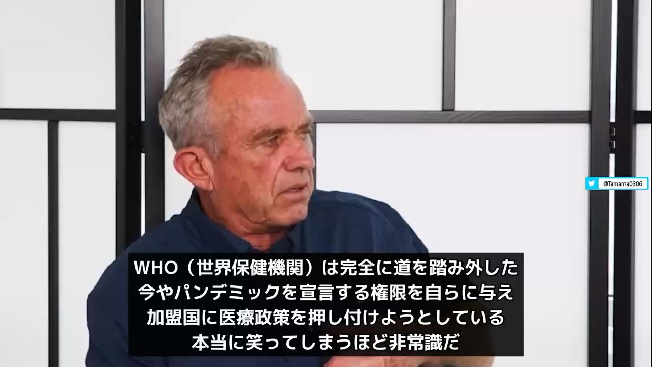 ケネディ厚生長官「WHOの好きにはさせない、資金提供もしない」