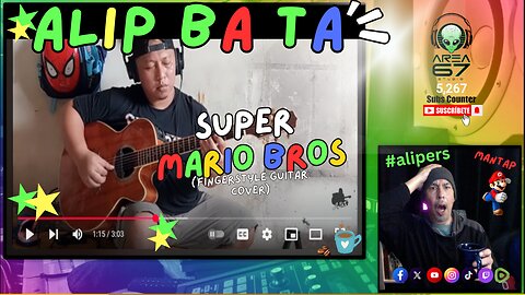 Multi-Instrumentalist Reacts to Alip Ba Ta 'SUPER MARIO BROS Theme' Guitar Cover!