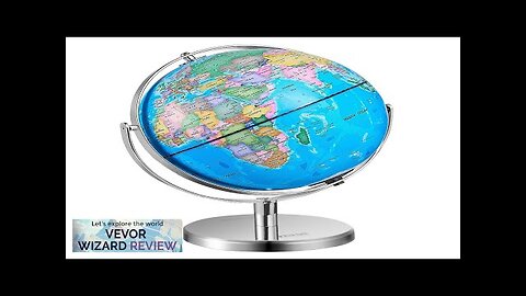 VEVOR Rotating World Globe with Stand 13 in/330.2 mm Educational Geographic Globe Review