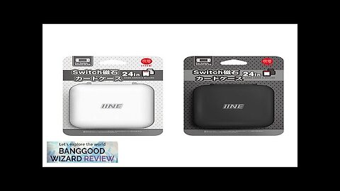 IINE Switch Game Cards Magnetic Suction Storage Box 24 Cards TF Cards Review