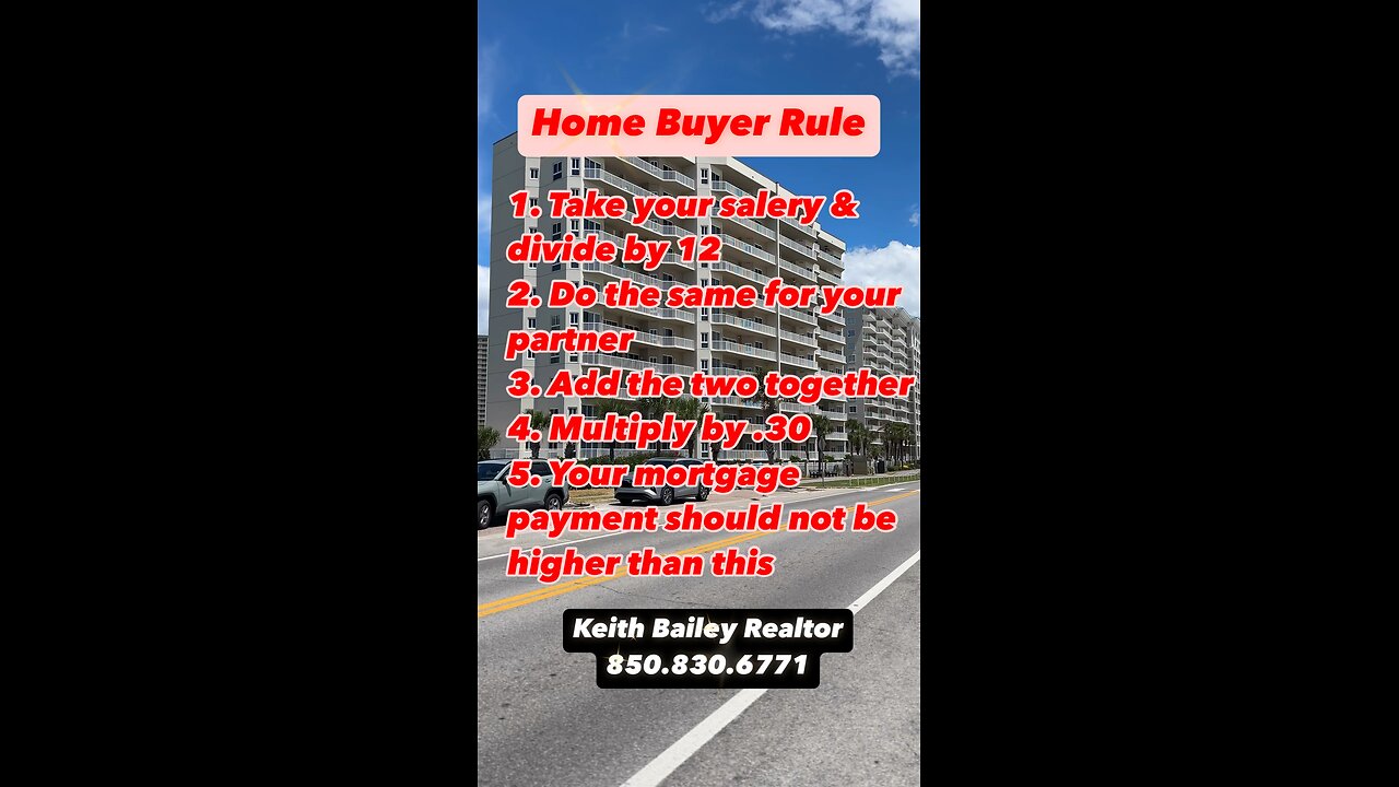The Home Buyer Rule Destin Florida Real Estate Owners NEED to Know