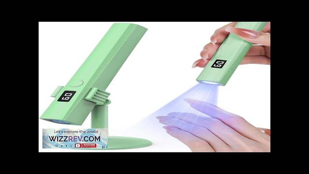 Handheld UV Light for Gel Nails LED Nail Lamp Portable Mini Nail Review