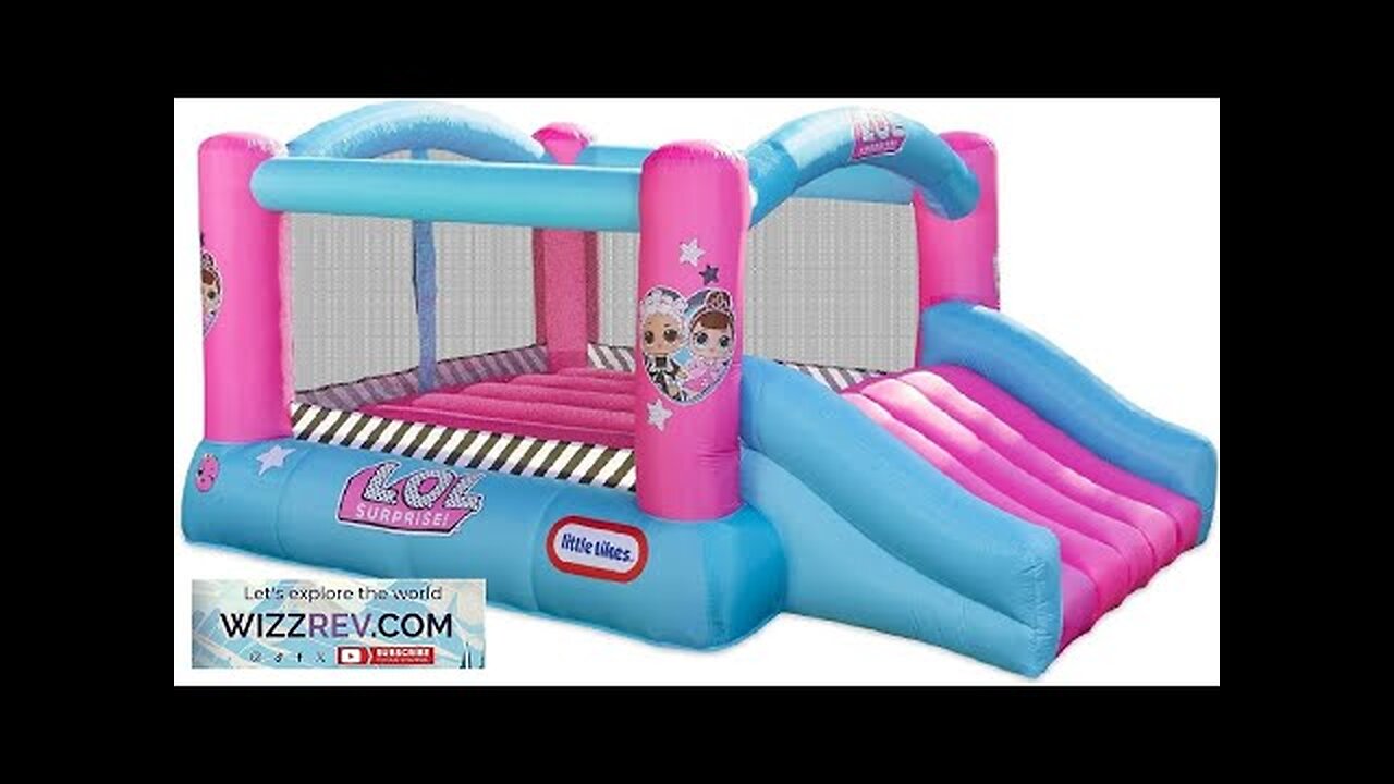 L.O.L. Surprise Jump 'n Slide Inflatable Bounce House with Blower Review