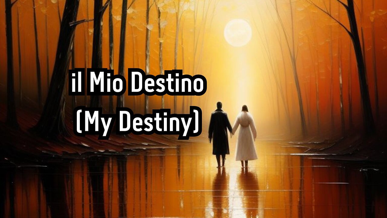 Beautiful Italian Song. "il Mio Destino". Music To Learn Italian.