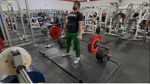 Deadlifts 175KG/385LBs 3 Rep PR