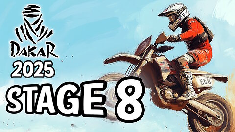 Stage 8 Dakar 2025 Footage and commentary