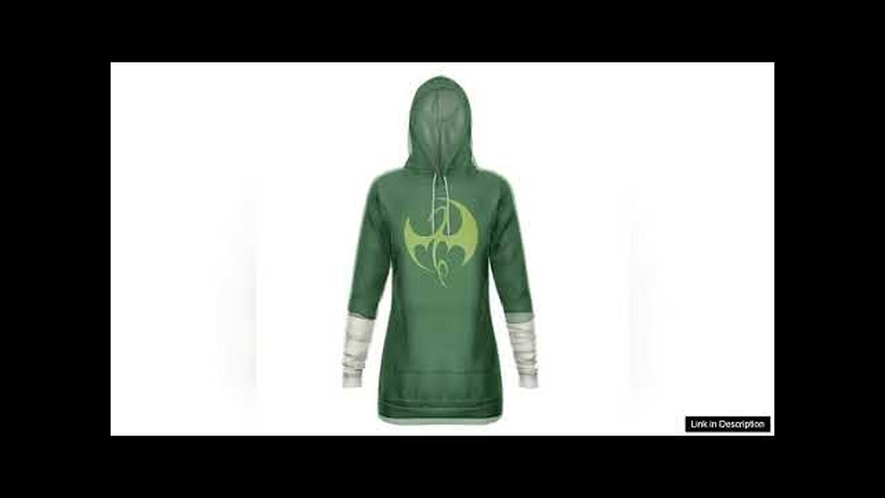 Iron Fist Green Unique Cosplay Hooded Sweatshirt Dress Review