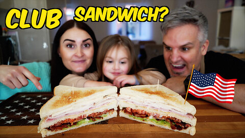 Brits Try CLUB Sandwich for the first time! (What's a Club Sandwich?!?!)