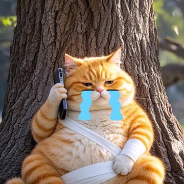 Funny cat ai video 2025 trending
