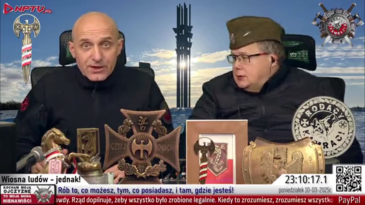 Wiosna ludów - jednak! Pon. 10.3.2025r. W. Olszański, M. Osadowski Rodacy Kamraci NPTV.pl