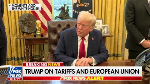 President Trump on the Massive E.U. Trade deficits