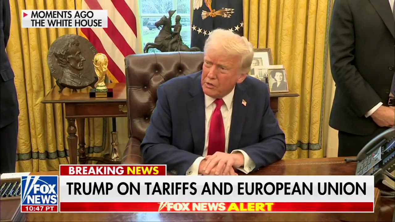 President Trump on the Massive E.U. Trade deficits