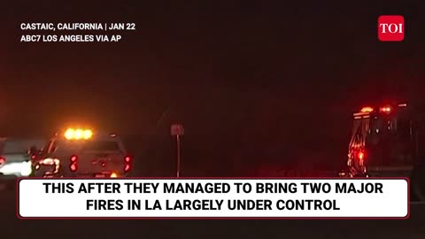 LA Burns 30,000 Americans Flee As New Wildfires Consume Hughes Watch Shocking Drone